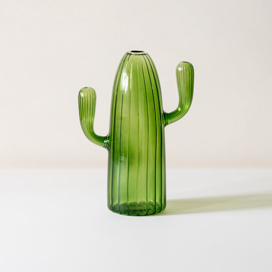 Cactus Glass Vase